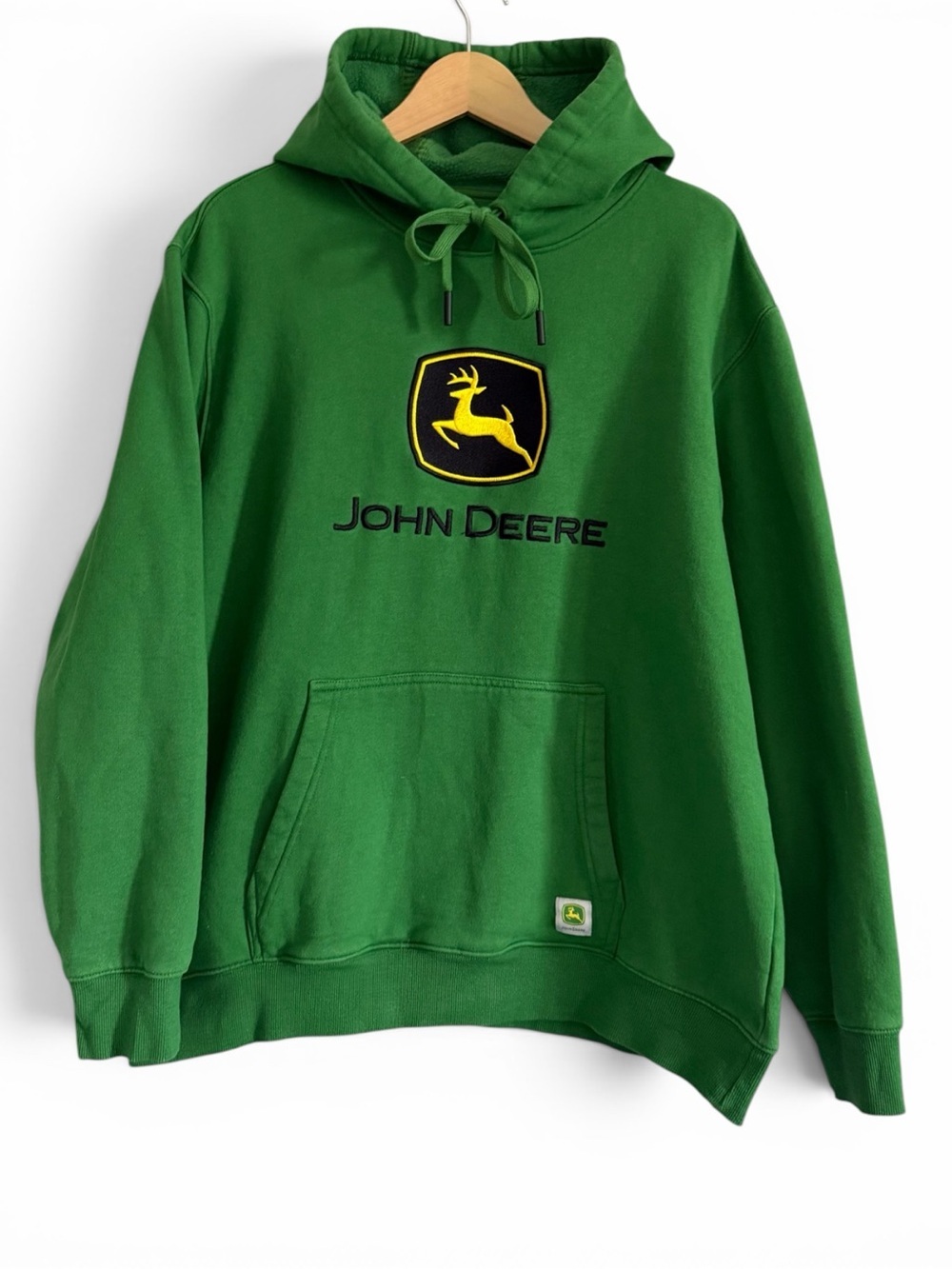 John Deere Green Pullover Hoodie Large